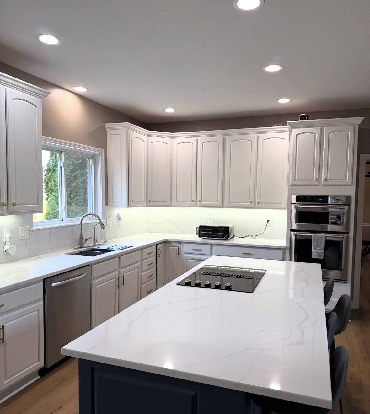 Clean Sweep Services Portland Oregon — bright white kitchen deep clean portland