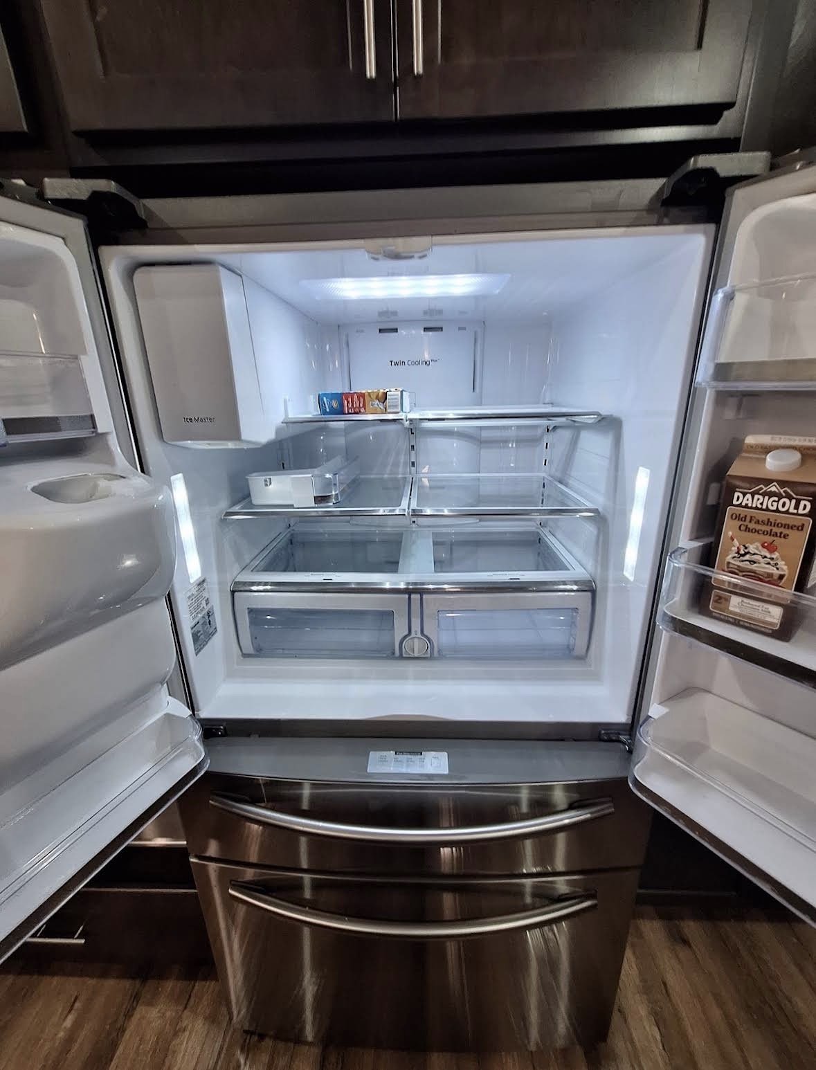 Clean Sweep Services Portland Oregon — french door fridge cleaned interior portland