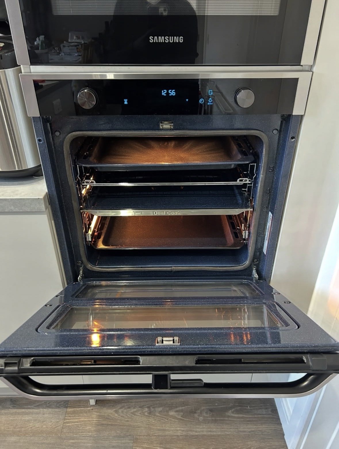 Clean Sweep Services Portland Oregon — samsung double wall oven cleaned portland